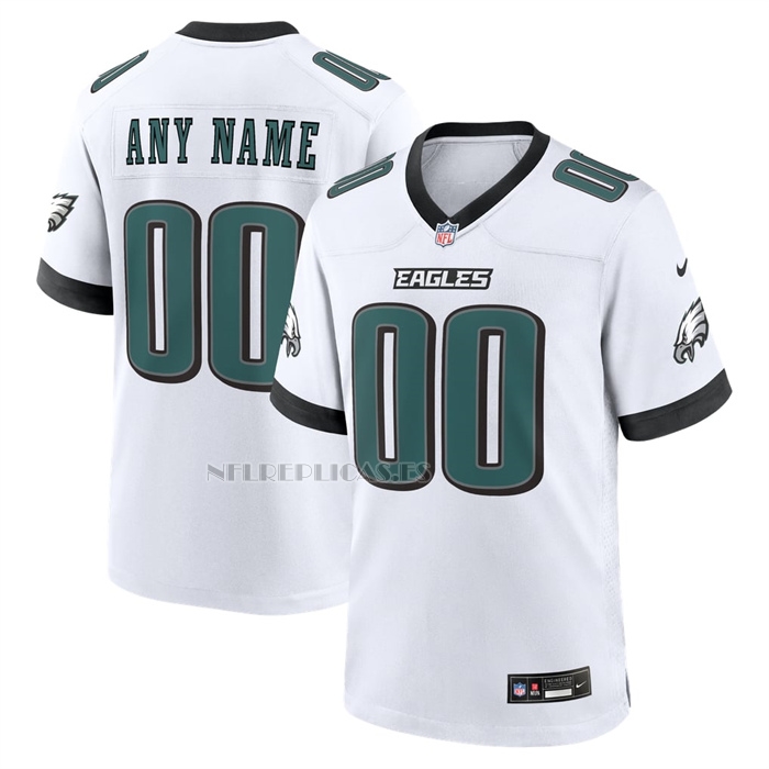 Camiseta NFL Game Philadelphia Eagles Blanco Personalizada